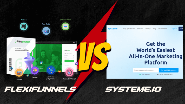 FlexiFunnels vs Systeme.io: Which one to Choose in 2023?