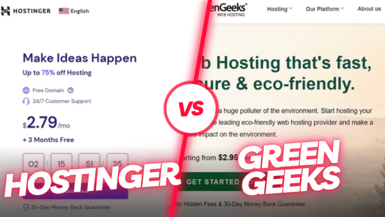 GreenGeeks Vs Hostinger: Which is Better for Blogging 2023?